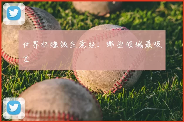 世界杯赚钱生意经：哪些领域最吸金